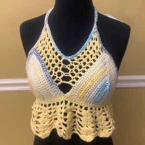 Handmade crotchet halter top